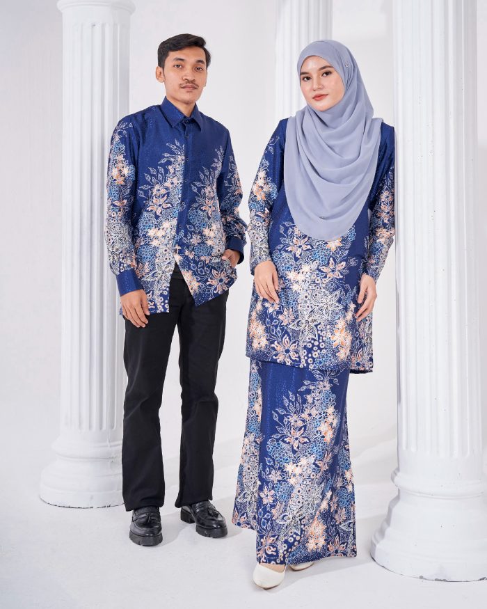 Baju Kemeja Batik Sultan 3.0 - Adiwarna Midnightblue - Image 6