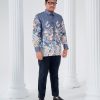 Baju Kemeja Batik Sultan 3.0 - Kirana Ash Grey