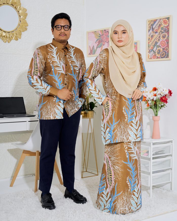 Baju Kemeja Batik Sultan 3.0 - Sakti Bronze Brown - Image 8