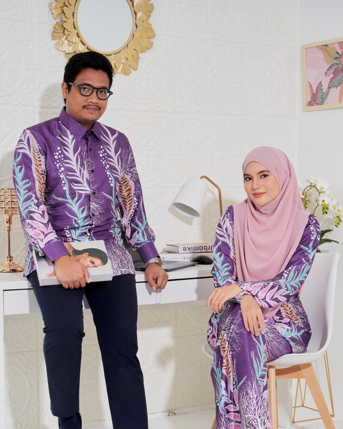 Baju Kemeja Batik Sultan 3.0 - Sakti Purple Unicorn - Image 7