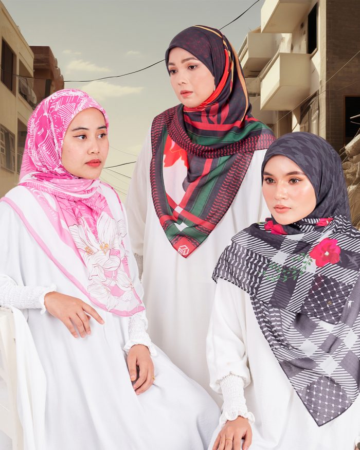 Tudung Bawal MCC Lifestyle x MyCare - Al-Aqsa - Image 5