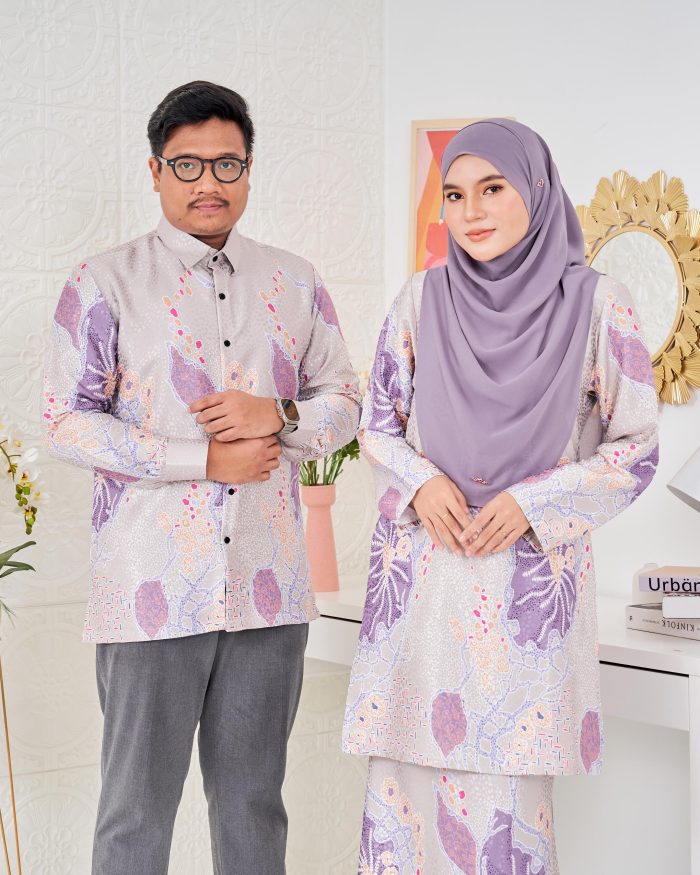 Baju Kemeja Batik Sultan 3.0 - Arjuna Silver Sage - Image 6