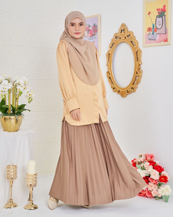 Blouse Satin Ramona - Light Bronze