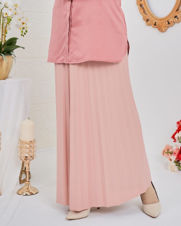 Skirt Pleated Ranee - Pastel Pink - Image 2