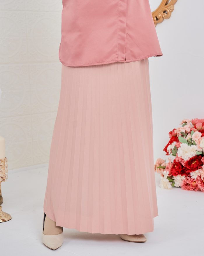 Skirt Pleated Ranee - Pastel Pink - Image 3