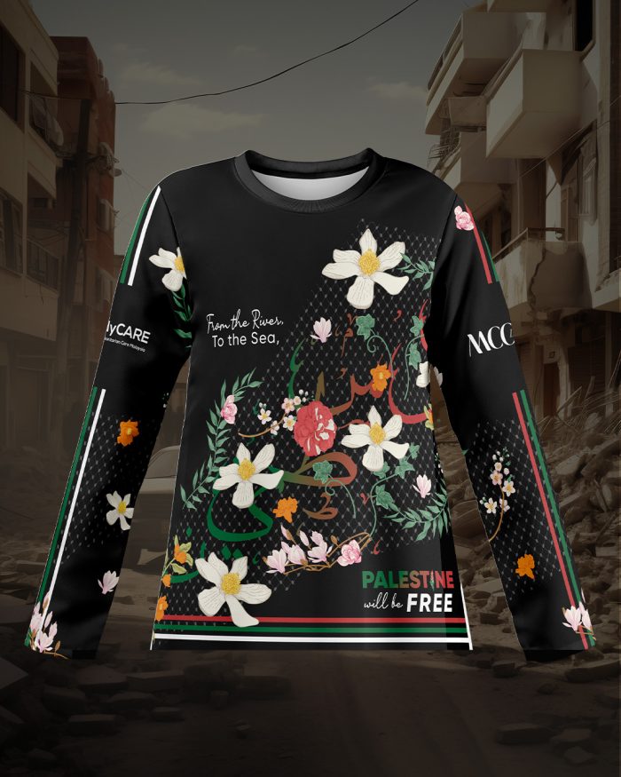 Jersey MCC Lifestyle X MyCare Kids Long Sleeve – Palestine Khat Black