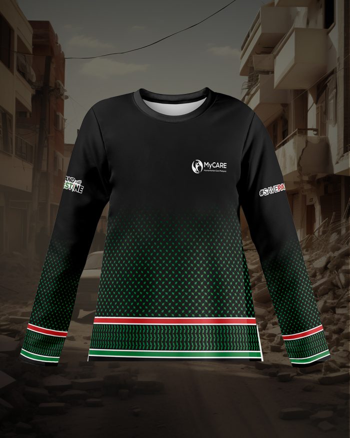 Jersey MCC Lifestyle X MyCare Kids Long Sleeve – Keffiyeh Palestine