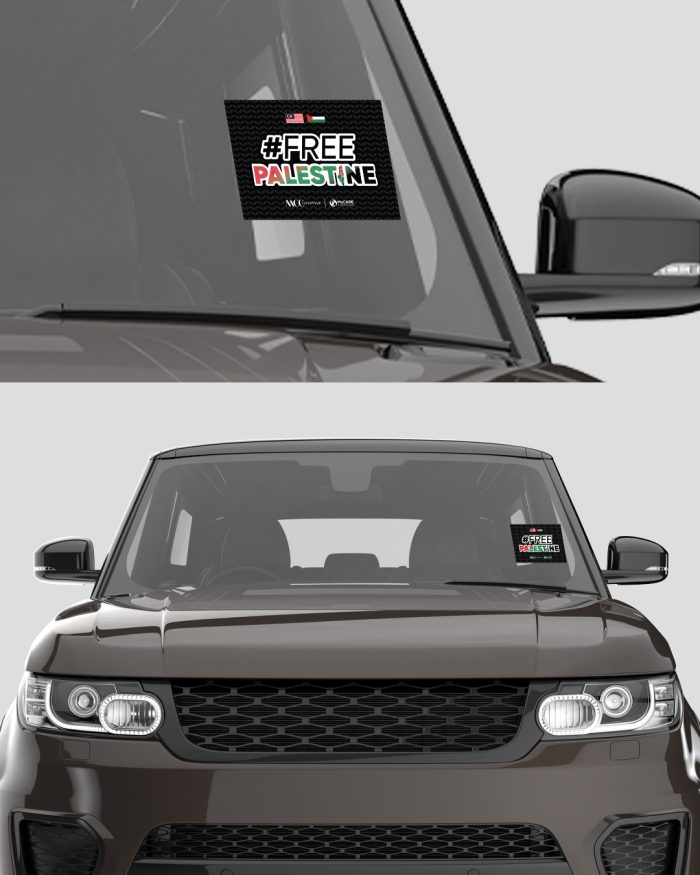 Front Car Sticker MCC Lifestyle X MyCARE - Dark - Image 2