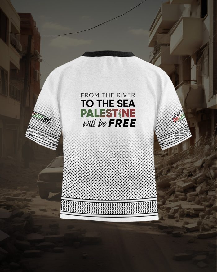 Jersey Polo MCC Lifestyle X MyCare Kids Short Sleeve – Keffiyeh White - Image 2