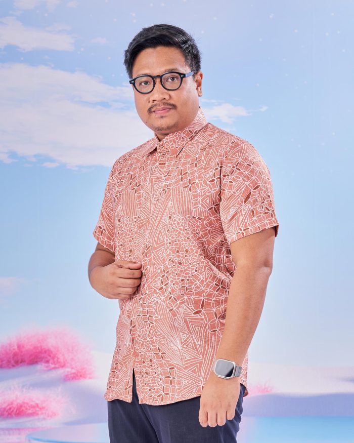 Baju Kemeja Batik Sultan 7.0 - Azka Sienna Peach - Image 3