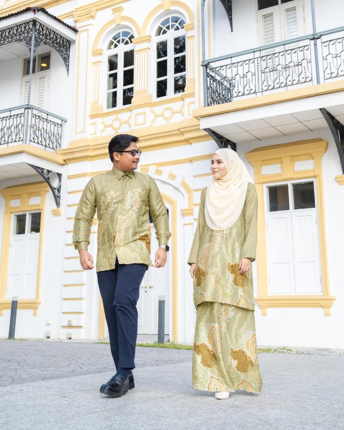 Baju Kemeja Batik Sultan 6.0 - Lestari Olive Green - Image 5