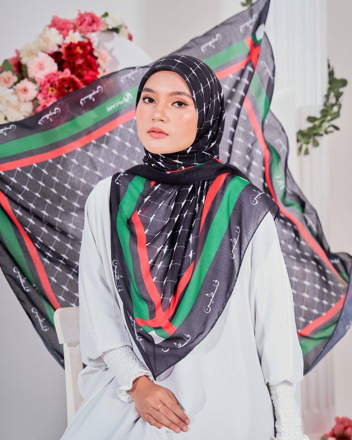 Tudung Bawal MCC Lifestyle x MyCare - Peace - Image 5