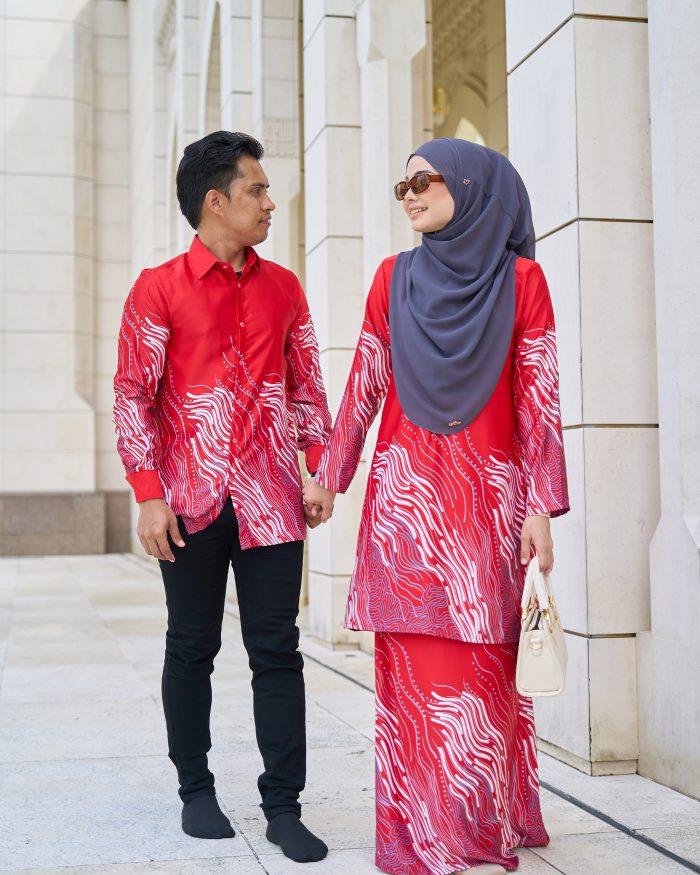 Baju Kemeja Batik Sultan 10.0 - Perdana Candy Crimson - Image 5