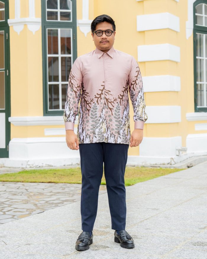 Baju Kemeja Batik Sultan 4.0 - Purnama Caramel Latte
