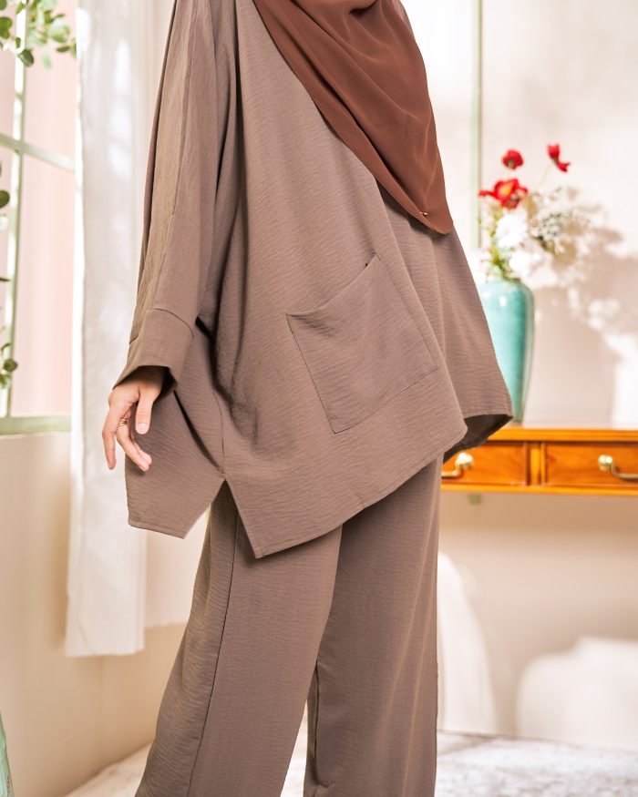 Rayhan Baggy Suit Ironless - Cedar Brown - Image 5