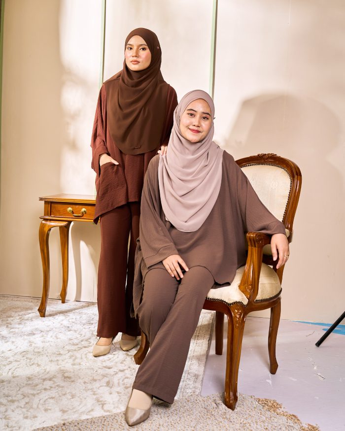 Rayhan Baggy Suit Ironless - Cedar Brown - Image 6