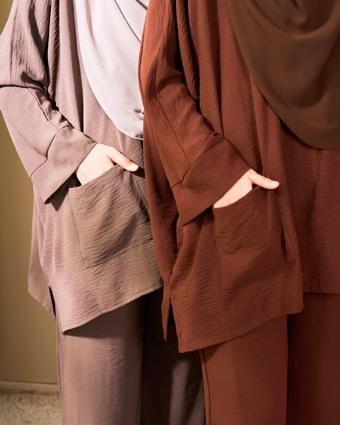 Rayhan Baggy Suit Ironless - Dusty Grey - Image 5