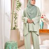 Rayhan Baggy Suit Ironless - Mint Green - Image 4