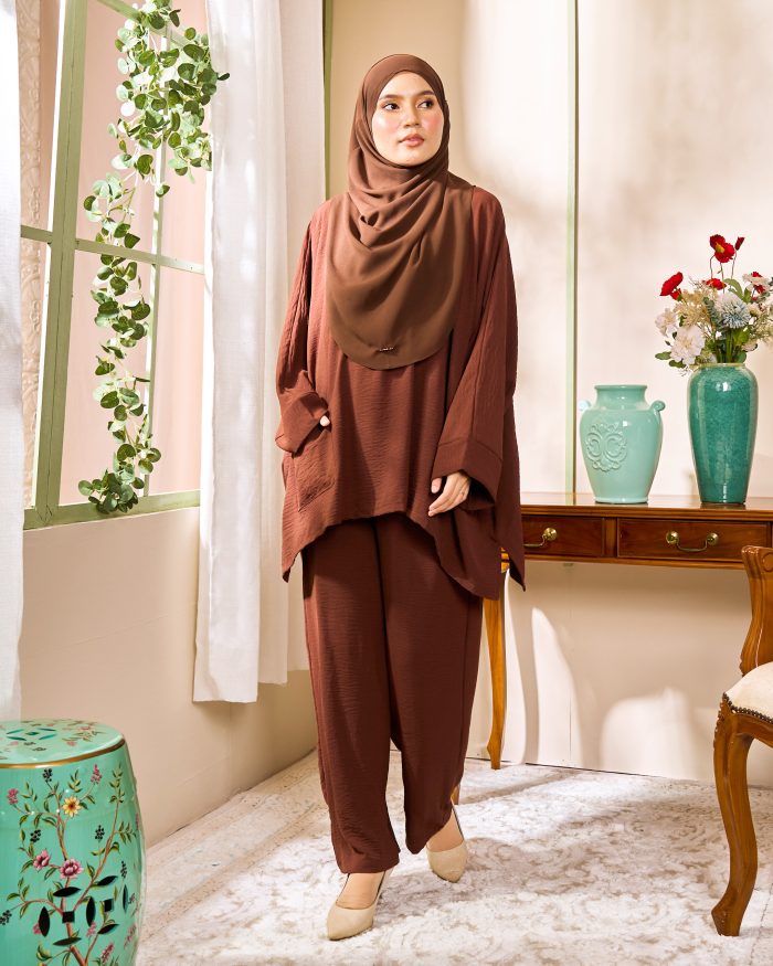 Rayhan Baggy Suit Ironless - Tawny Brown