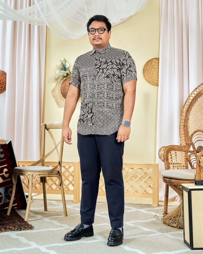 Baju Kemeja Batik Sultan 7.0 - Ansari Mocha Brown - Image 3