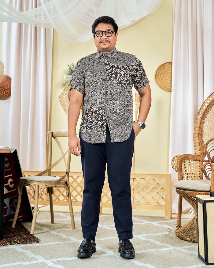 Baju Kemeja Batik Sultan 7.0 - Ansari Mocha Brown