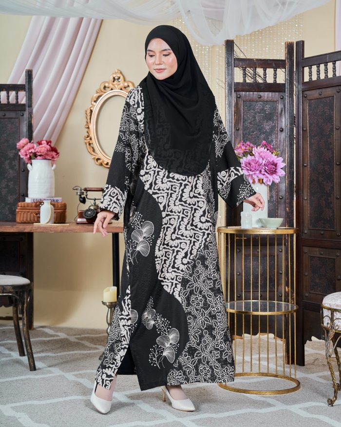 Kaftan Batik Sultanah - Ara Black - Image 3