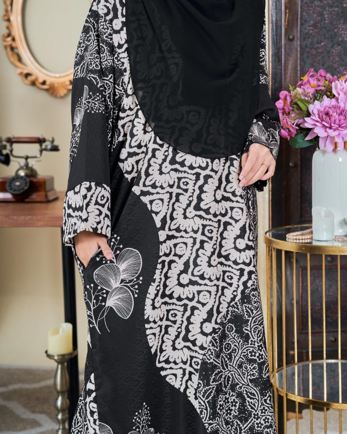 Kaftan Batik Sultanah - Ara Black - Image 2