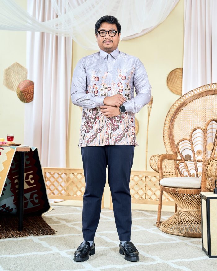 Baju Kemeja Batik Sultan 6.0 - Bentara Osyter Grey