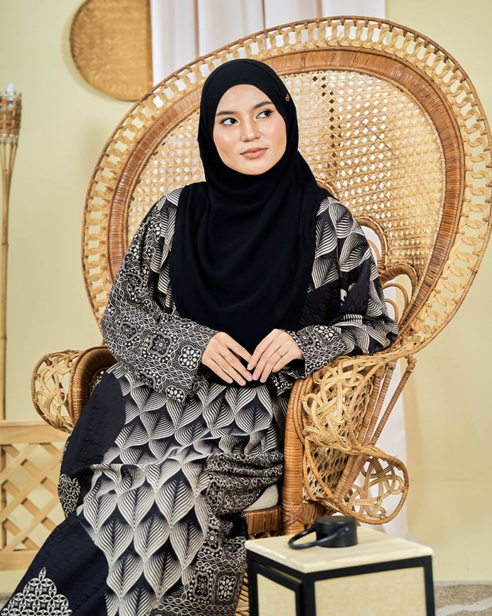 Kaftan Batik Sultanah - Elaina Black Walnut - Image 3