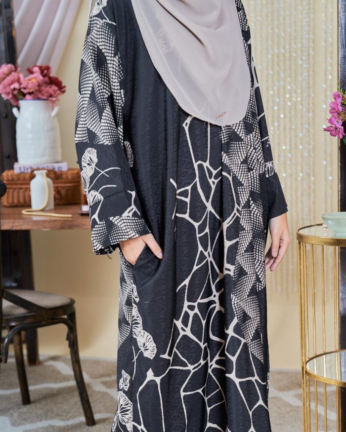 Kaftan Batik Sultanah - Mulya Black - Image 2