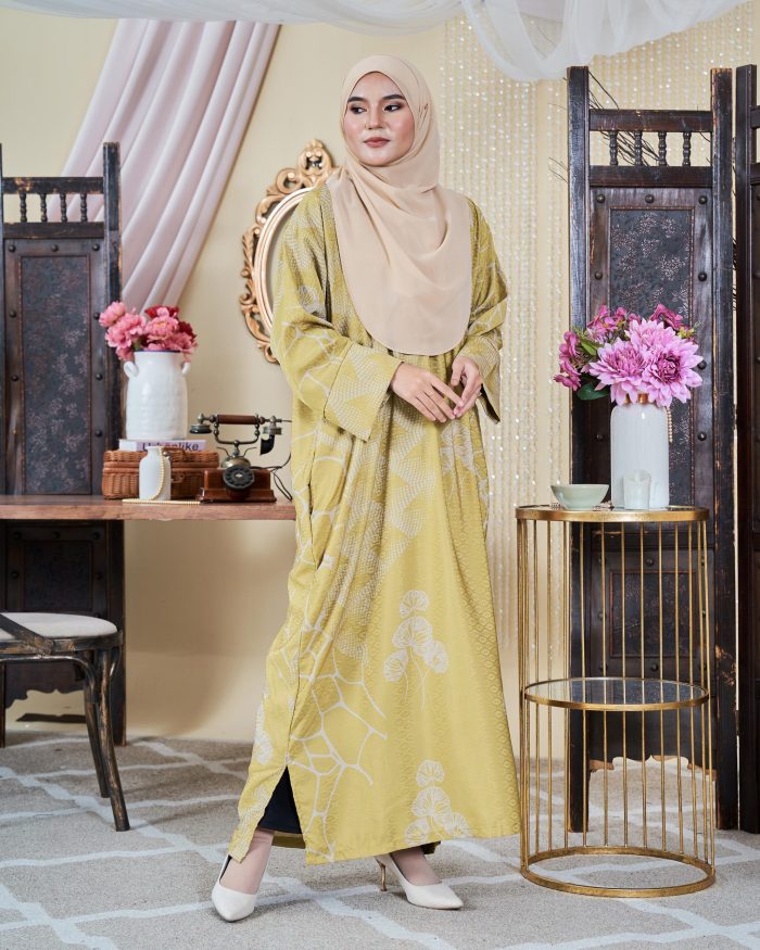 Kaftan Batik Sultanah - Mulya Lemon - Image 3