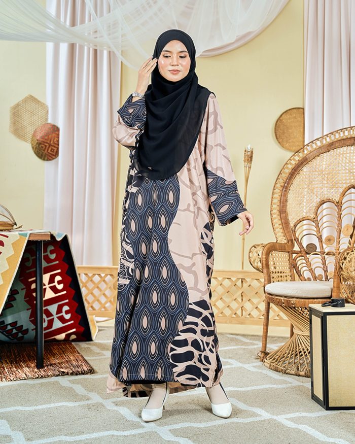 Kaftan Batik Sultanah - Pawana Leather Black - Image 2