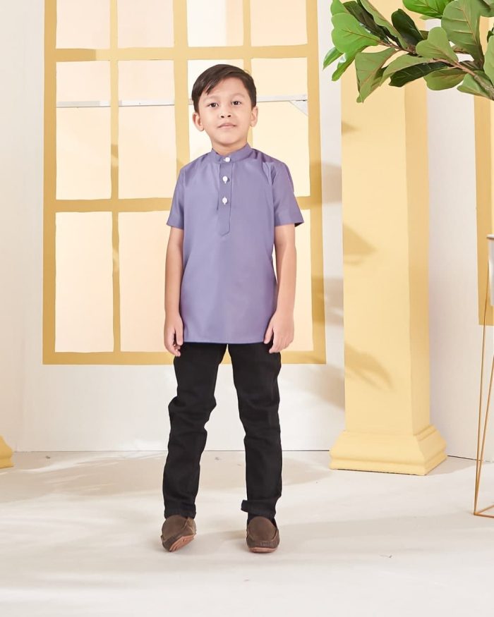Kurta Luqman Kids - Lilac Purple