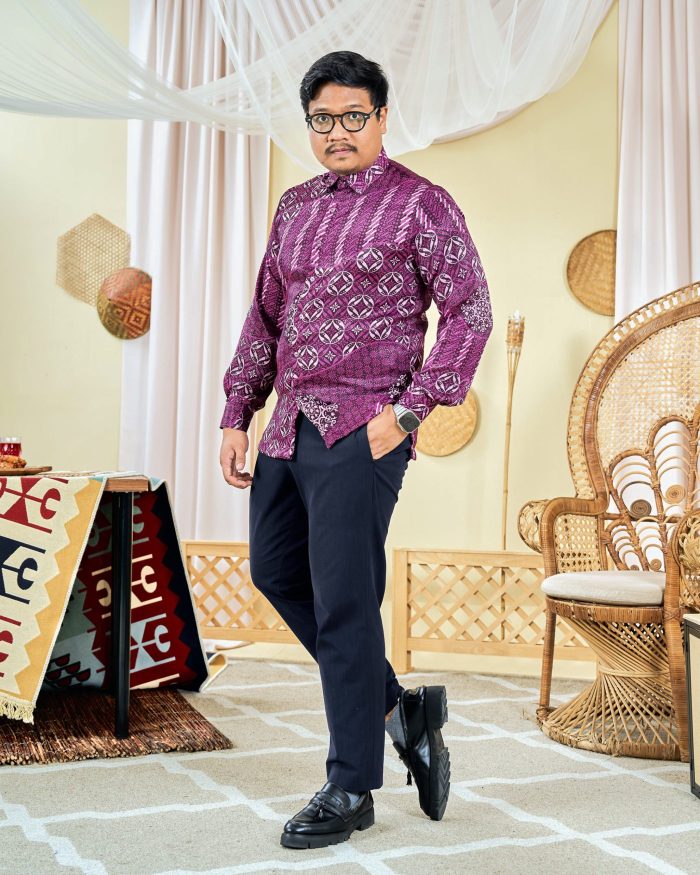 Baju Kemeja Batik Sultan 8.0 - Akbar Jam Berry - Image 4