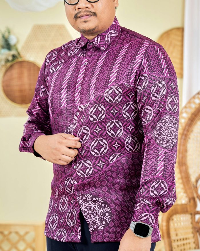 Baju Kemeja Batik Sultan 8.0 - Akbar Jam Berry - Image 2