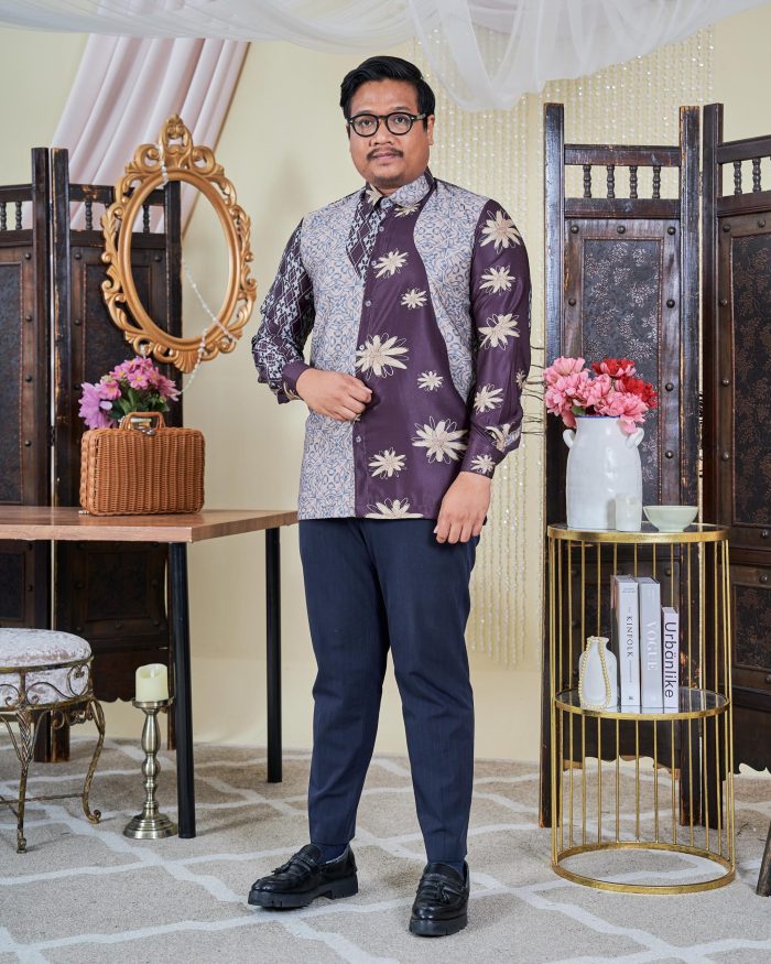 Kemeja Batik Sultan 9.0 - Arena Dark Brown - Image 4
