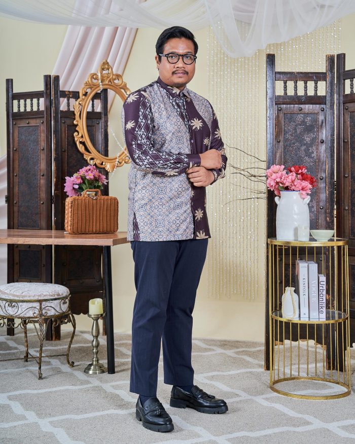 Kemeja Batik Sultan 9.0 - Arena Dark Brown - Image 6