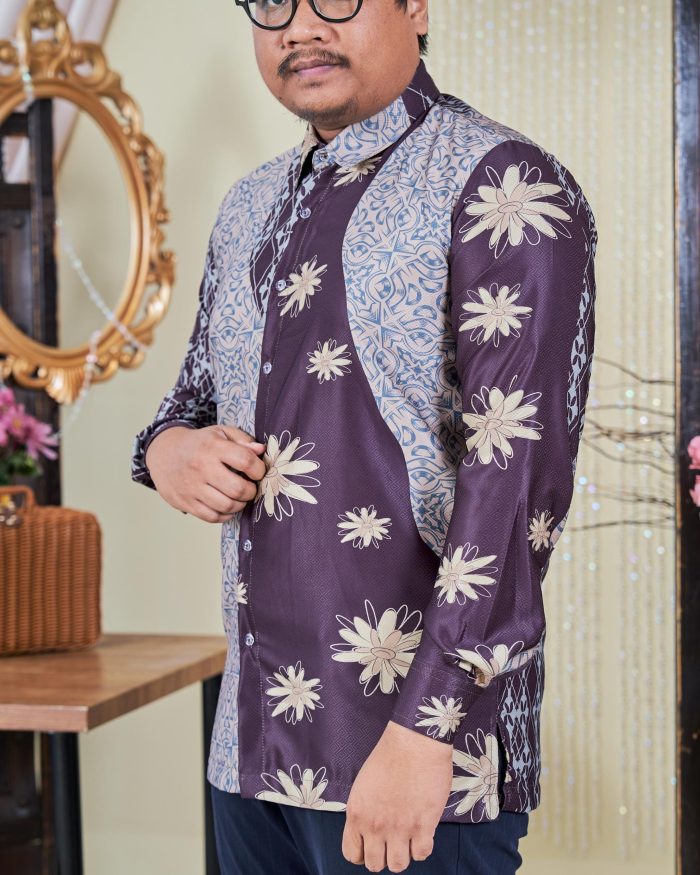 Kemeja Batik Sultan 9.0 - Arena Dark Brown - Image 2
