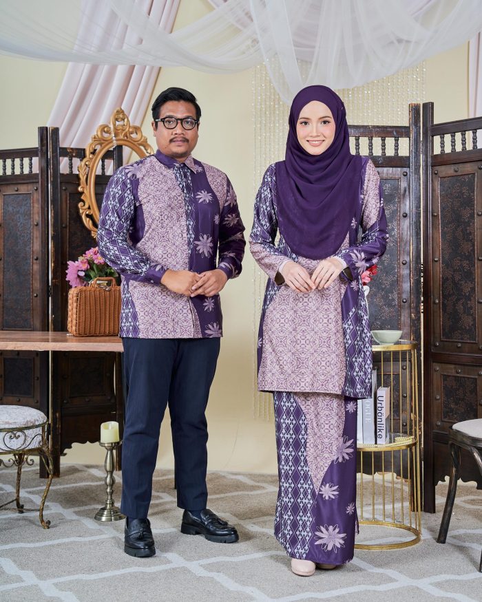 Kemeja Batik Sultan 9.0 - Arena Deep Purple - Image 4