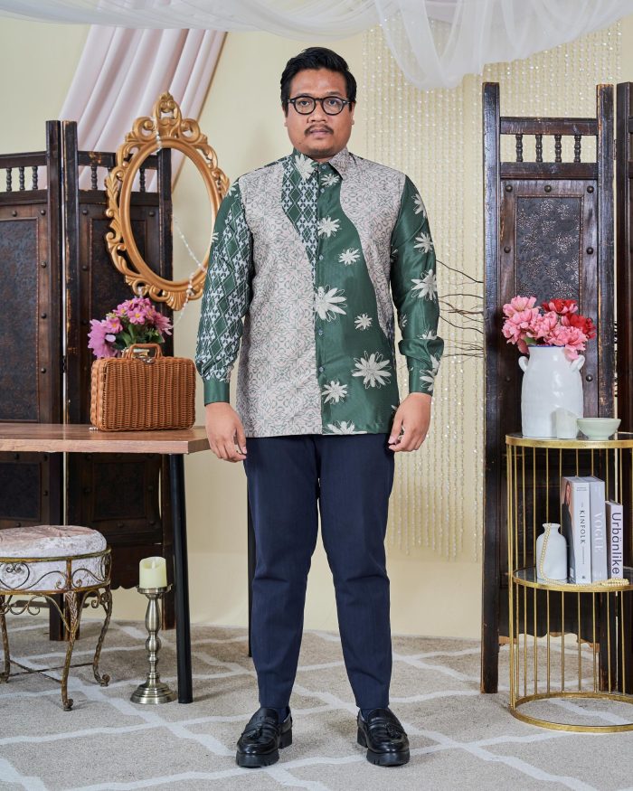 Kemeja Batik Sultan 9.0 - Arena Emerald Green