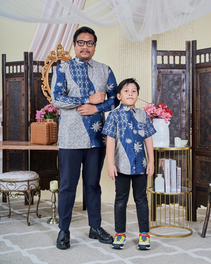 Kemeja Batik Sultan 9.0 - Arena Spruce Blue - Image 3