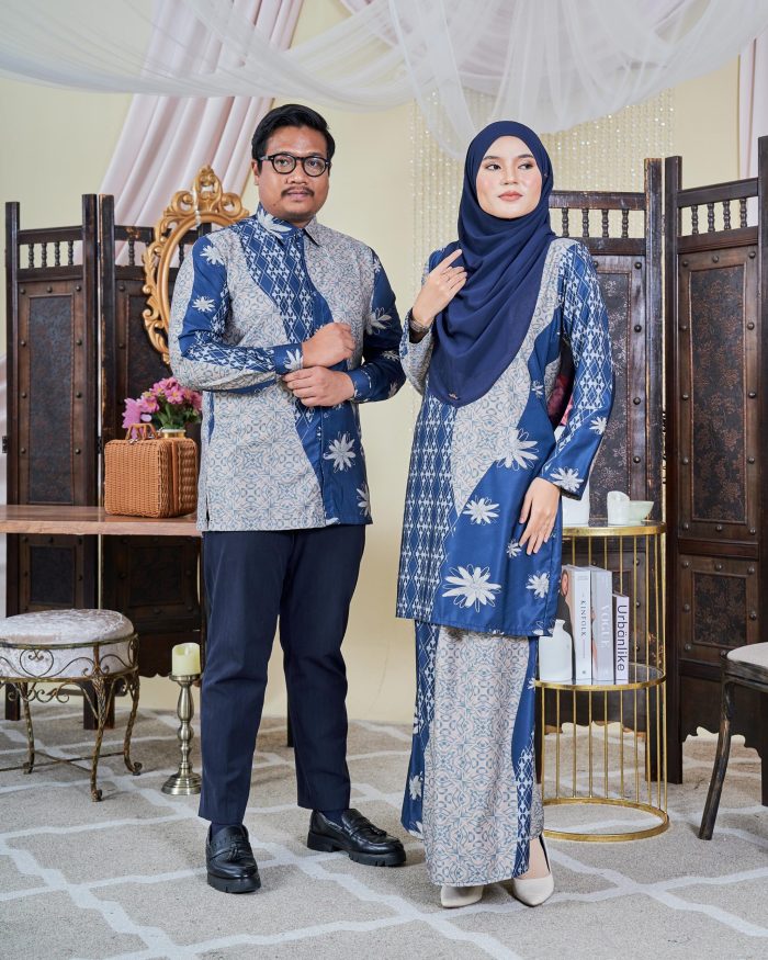 Kemeja Batik Sultan 9.0 - Arena Spruce Blue - Image 5