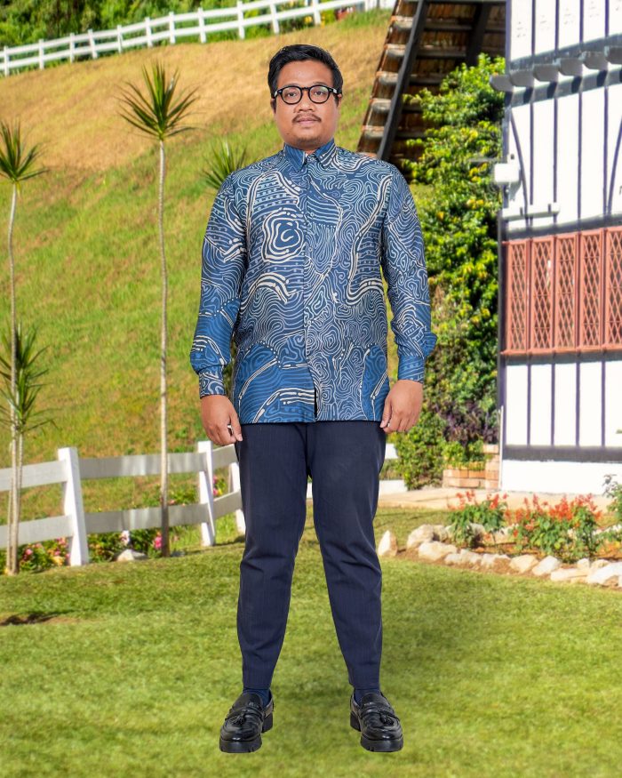 Baju Kemeja Batik Sultan 9.0 - Makmur Dark Teal