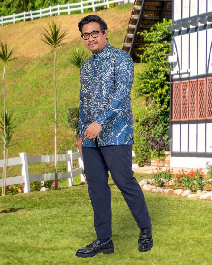 Baju Kemeja Batik Sultan 9.0 - Makmur Dark Teal - Image 2