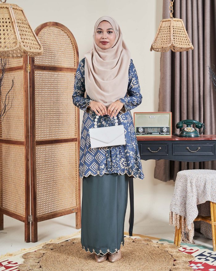 Baju Kebarung Sultanah - Setialam Dark Teal