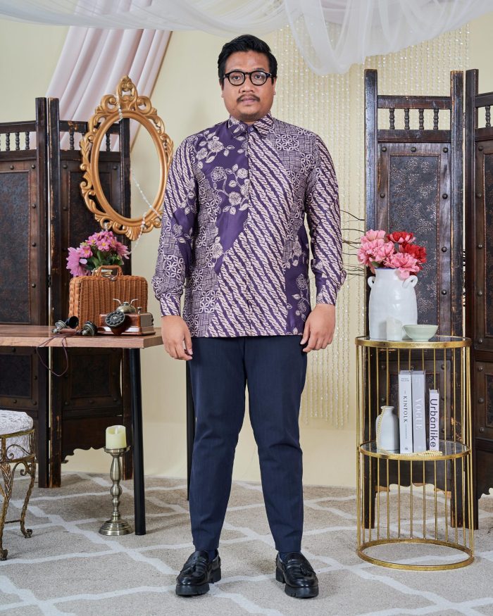 Kemeja Batik Sultan 9.0 - Setiawan Deep Purple