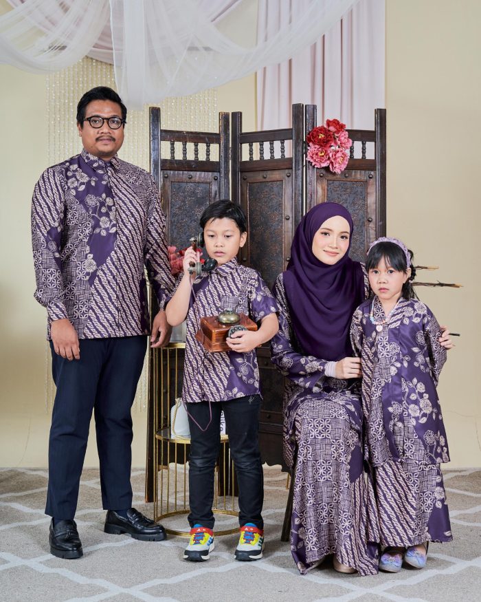 Kemeja Batik Sultan 9.0 - Setiawan Deep Purple - Image 4