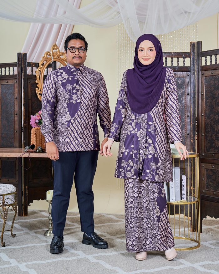 Kemeja Batik Sultan 9.0 - Setiawan Deep Purple - Image 3