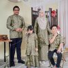 Baju Kebarung Moden Batik Sultanah Kids 9.0 - Setiawan Olive Green - Image 4