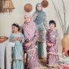 Baju Kurung Moden Batik Sulam Sultanah Kids 10.0 – Anggun Plum Purple - Image 6